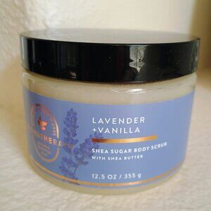 BNWT BATH BODY WORKS AROMATHERAPY LAVENDER VANILLA SHEA SUGAR BODY SCRUB